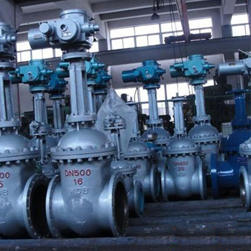 電動(dòng)閘閥一角